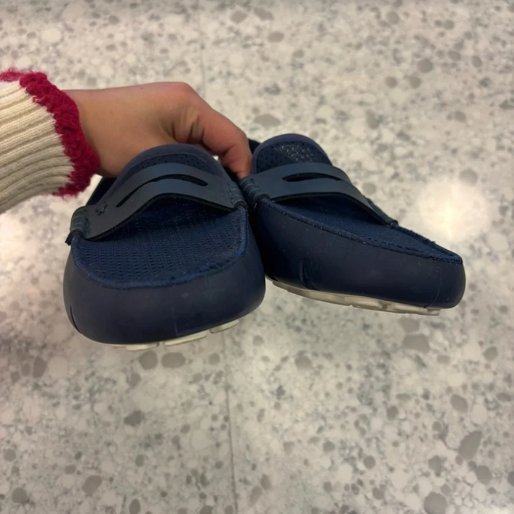 VILEBREQUIN Men’s Solid‎ Waterproof Shoes In Navy Blue, Size 9